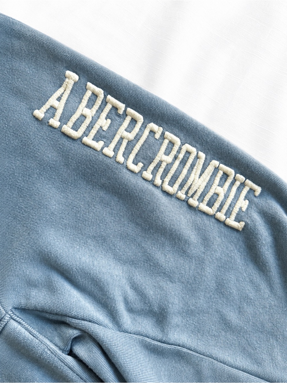 2000s Abercrombie & Fitch Vintage Sweatpants Joggers Embroidered Logo Size S - Picture 3 of 6